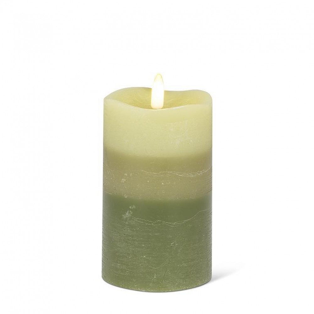 AB-27-LAYER-823 Medium Layer Led Pillar Candle