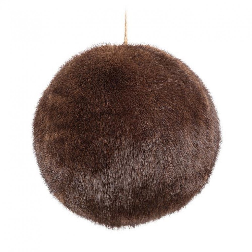AB-27-IVANA-521 Medium Cozy Fur Ball Ornament