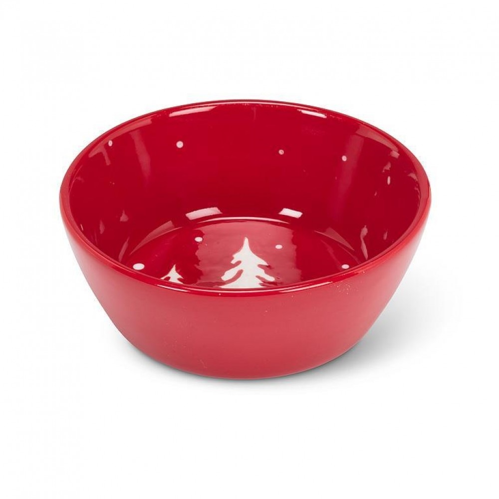 AB-27-CARMINE-261 Simple Trees Small Bowl
