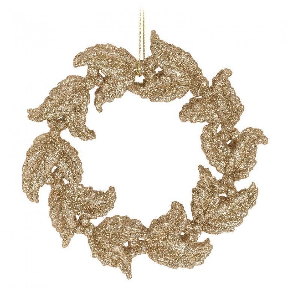 AB-27-SPARKLE-833 Glitter Wreath Ornament