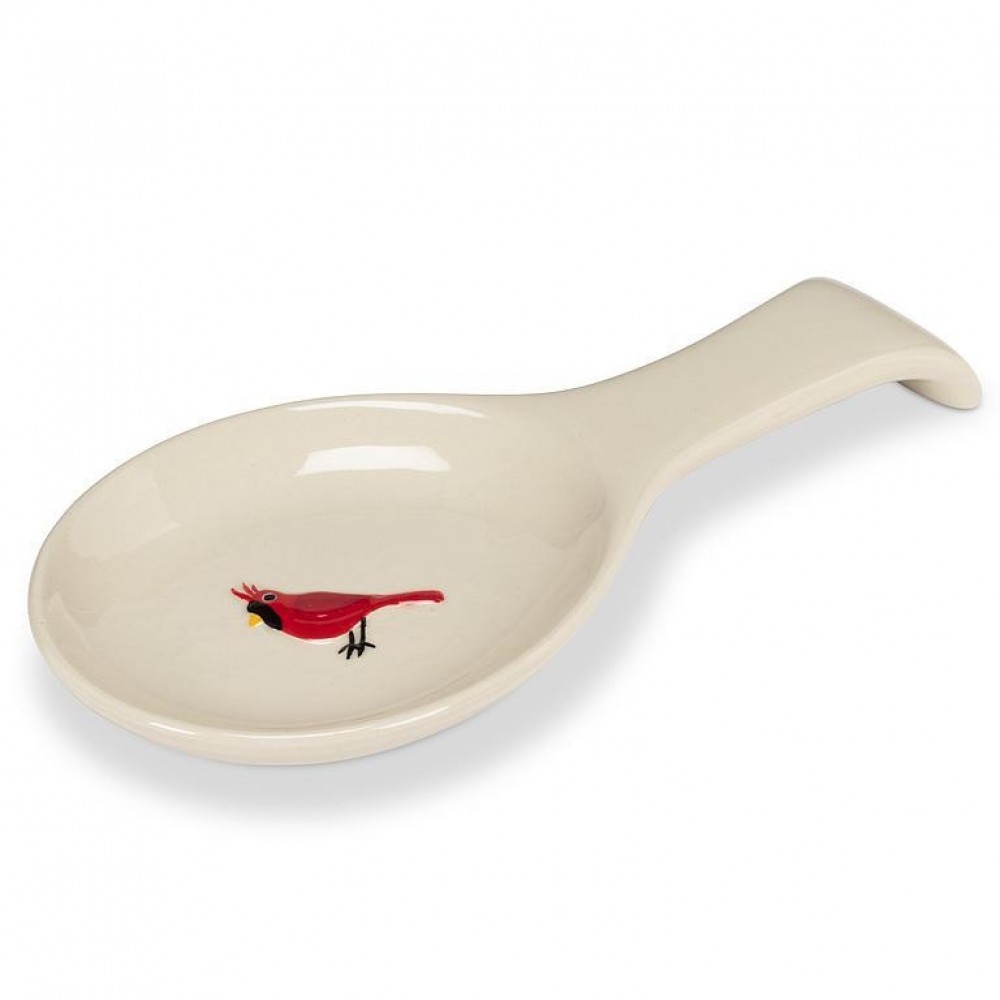 AB-27-SPOONFUL-CARD Cardinal Spoon Rest