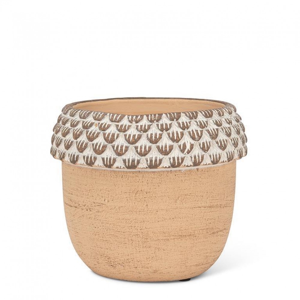 AB-27-OAKNUT-025-SM Small Acorn Planter