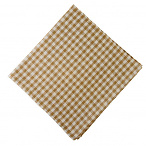 AG-20294S-4 Napkins, Toro Beige Check - Set of 4