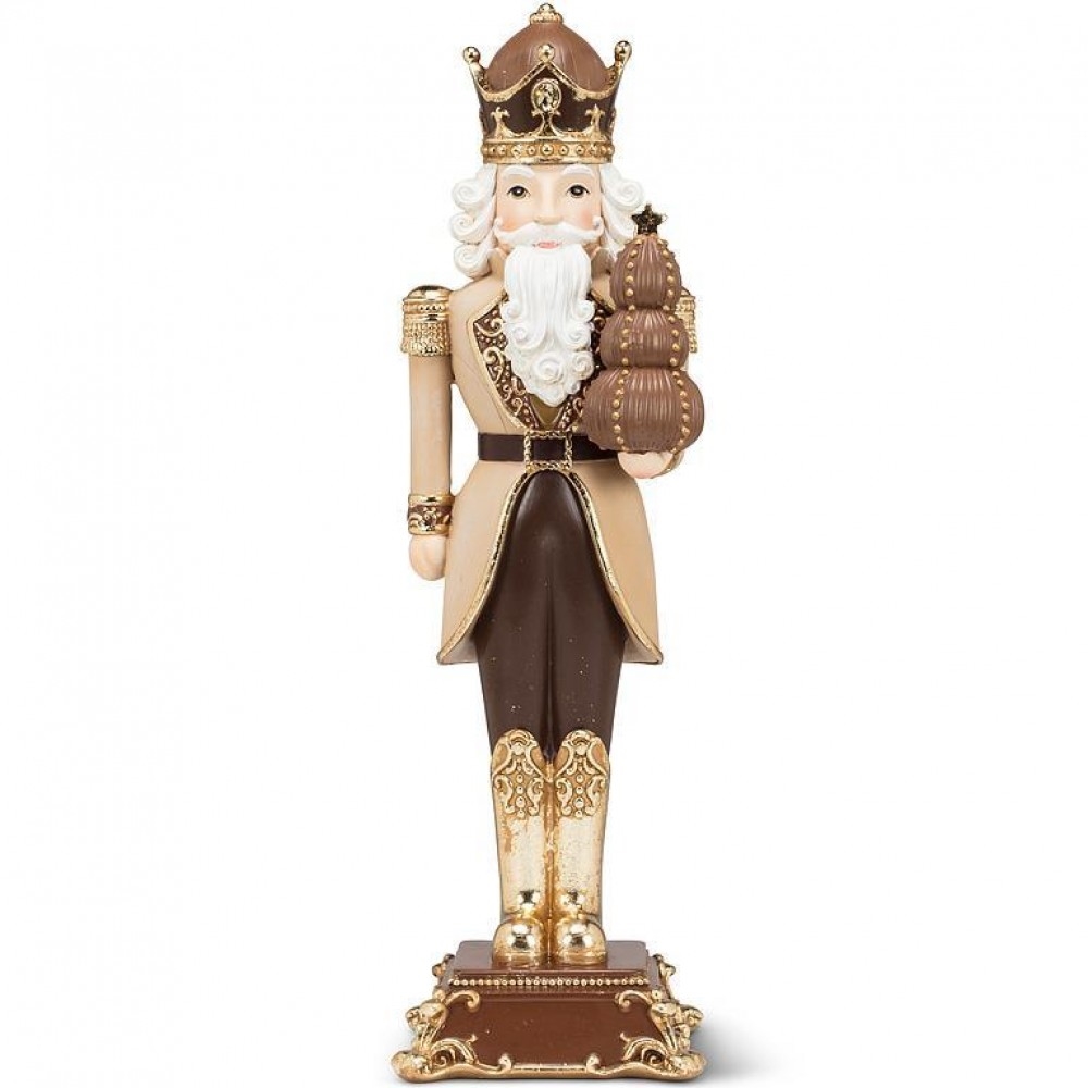 AB-27-MOCHA-504 Chocolate Nutcracker Figurine