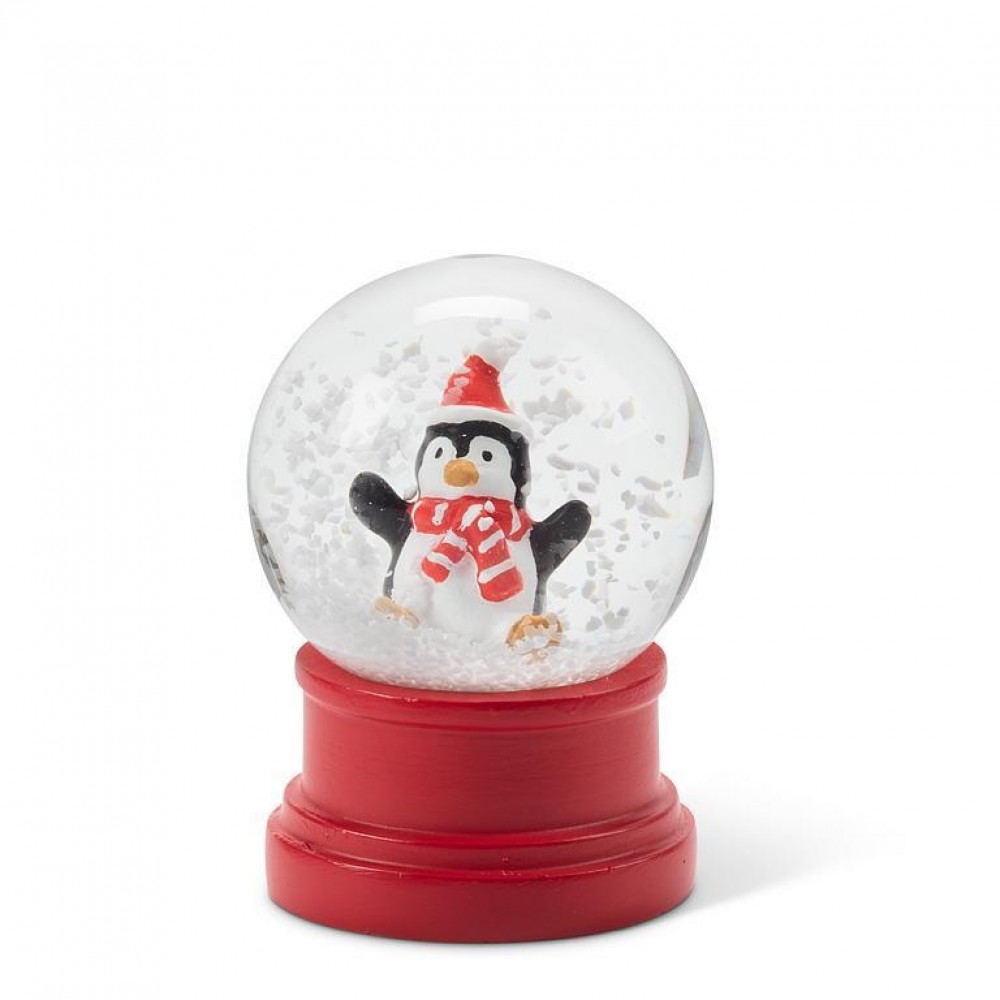 AB-27-SHAKE-1652 Playful Penguins Snow Globe