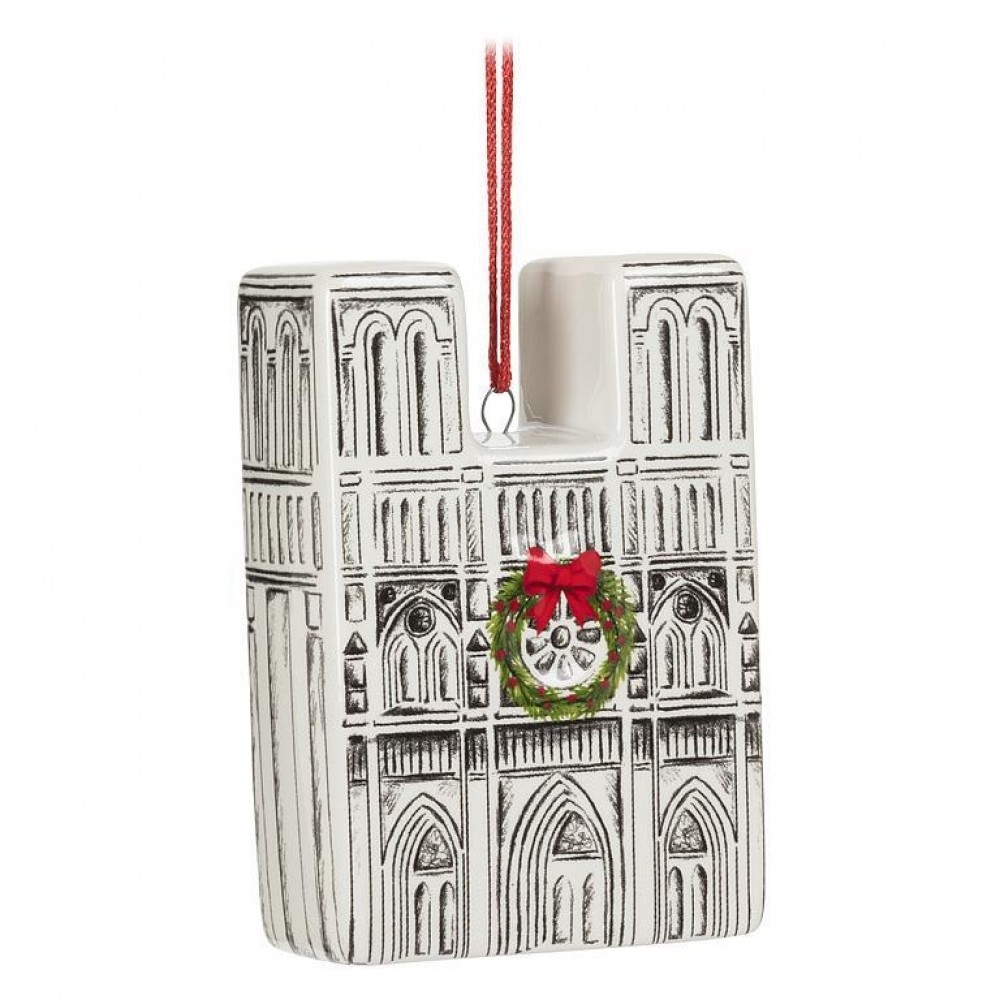 AB-27-PARIS-609 Festive Notre Dame Ornament