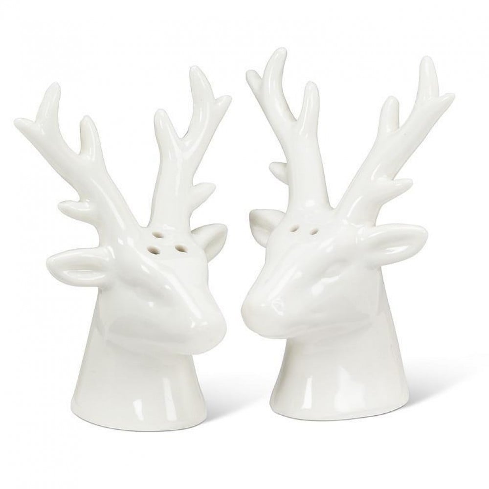AB-27-VIXEN-165 Simple Stag Head Salt & Pepper Shaker