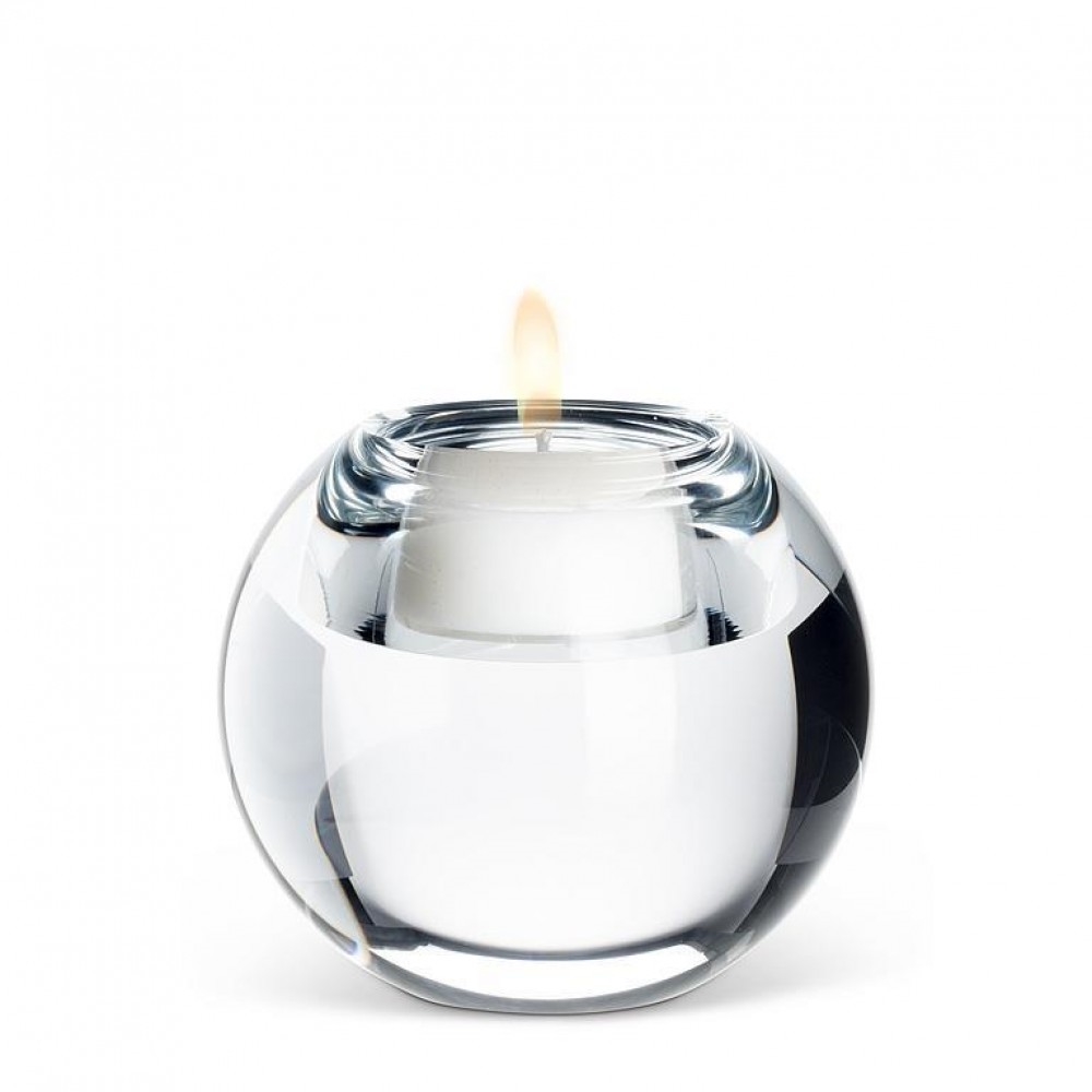 AB-27-GALLERIA-351-CLEAR Small Ball Tealight Candle Holder