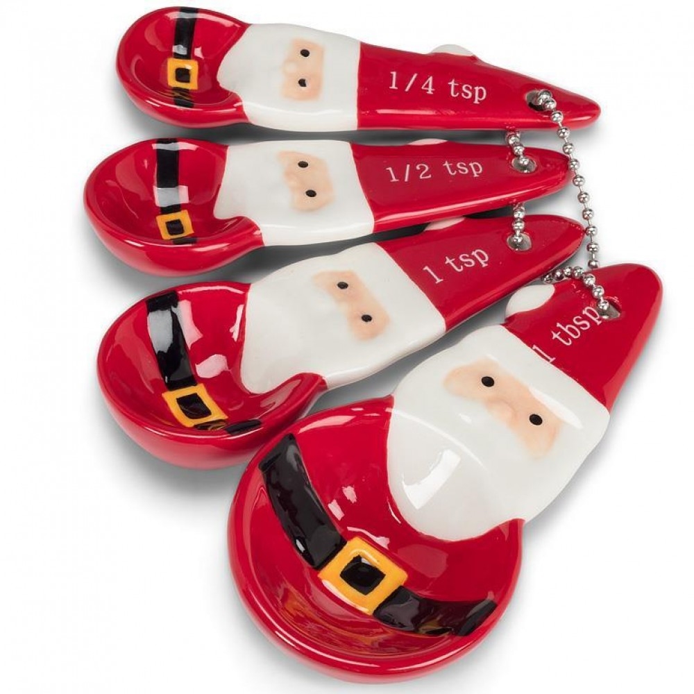 AB-27-NICK-315 Set Of 4 Santa Measuring Spoons Kitchen Item