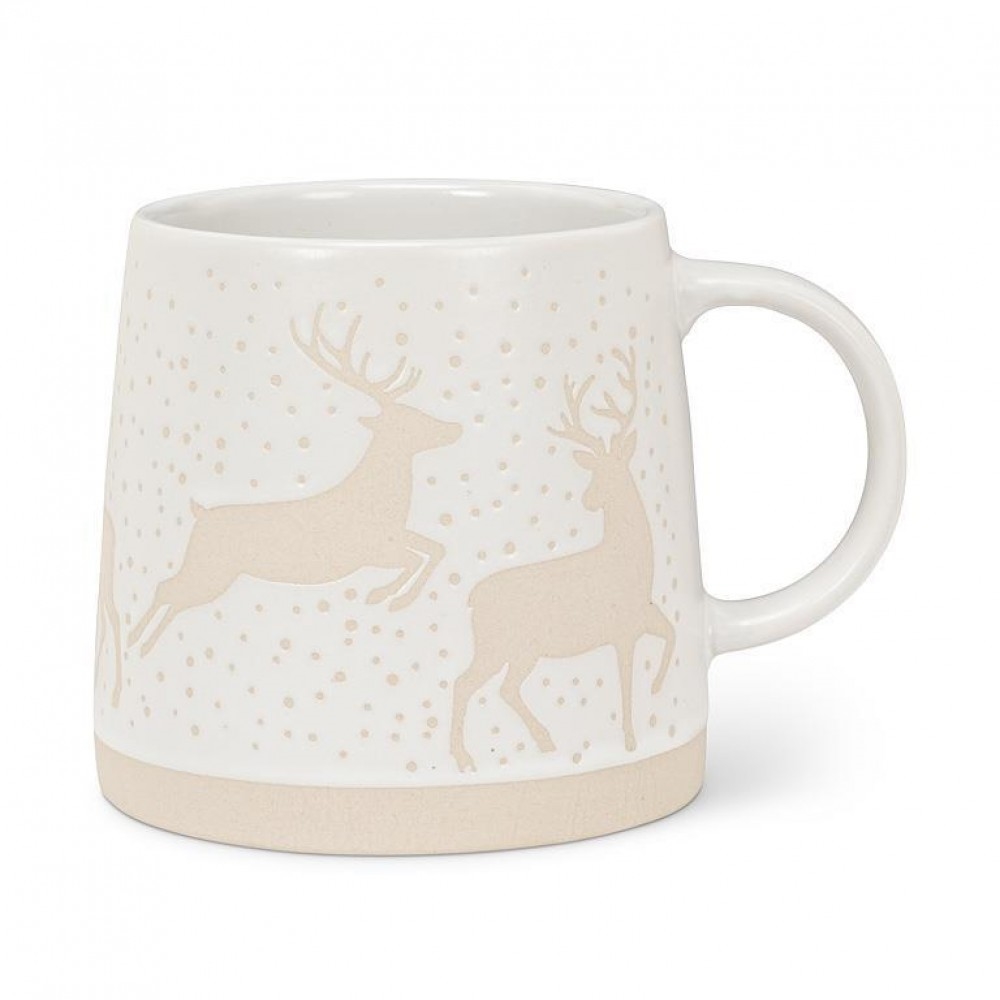 AB-27-ARTISAN-129 Wide Base With Reindeer Mug