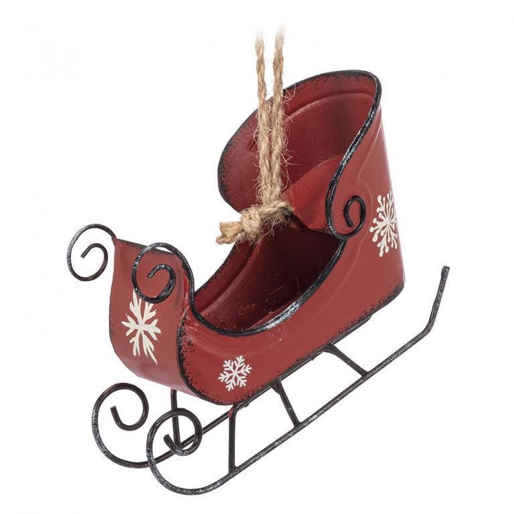 AB-27-WINTER-224 Old Fashioned Sleigh Ornament
