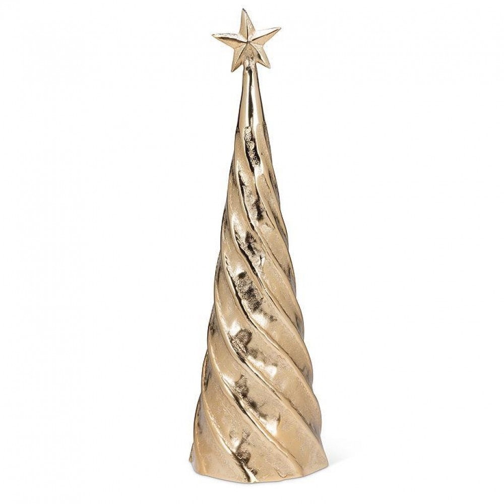 AB-30-BULLION-714 Large Spiral Tree With Star Figurine