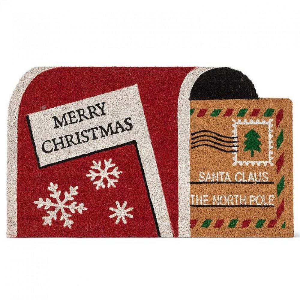AB-35-PFW-SH-2084 Christmas Mailbox Doormat