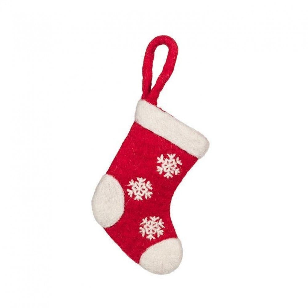AB-28-NEPAL-113 Mini Snowflake Patterned Ornament
