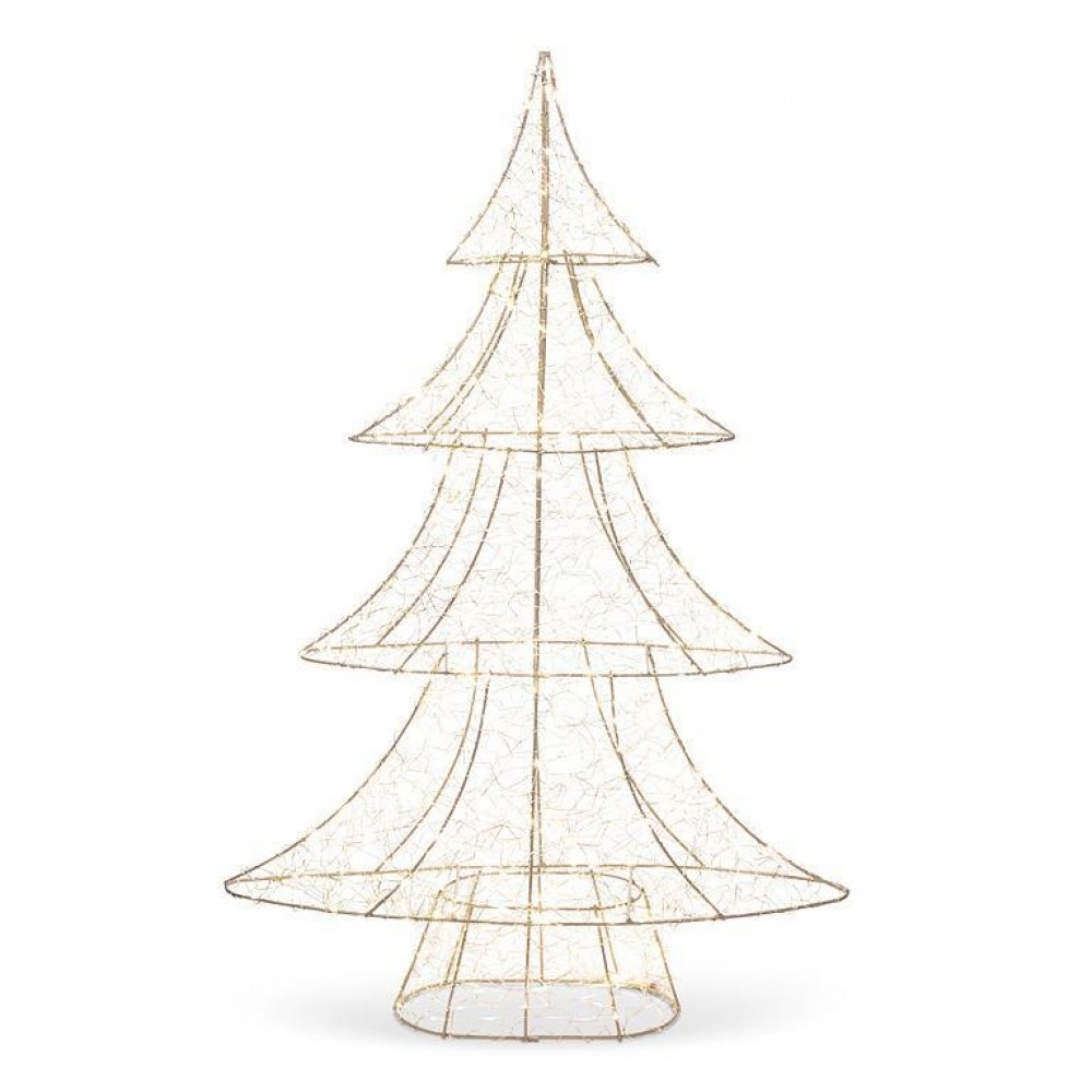 AB-27-LUMOS-PINE Medium 720L Micro Led Shaped Tree Decoration