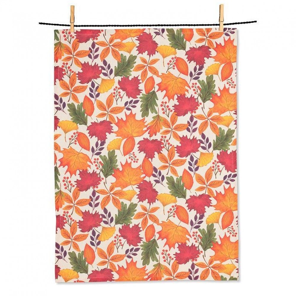 AB-56-KT-AUTUMN Autumn Leaves Tea Towel