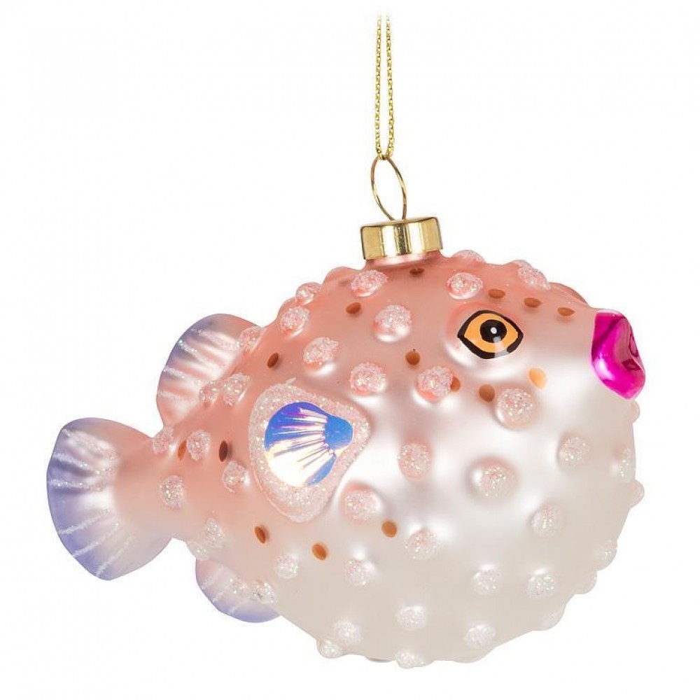 AB-27-CLASSIC-604 Puffer Fish Ornament