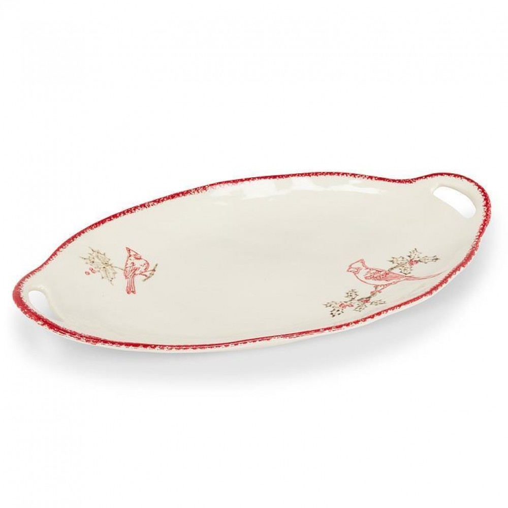 AB-27-RICHMOND-855 Cardinal Stamp Oval Platter Platter