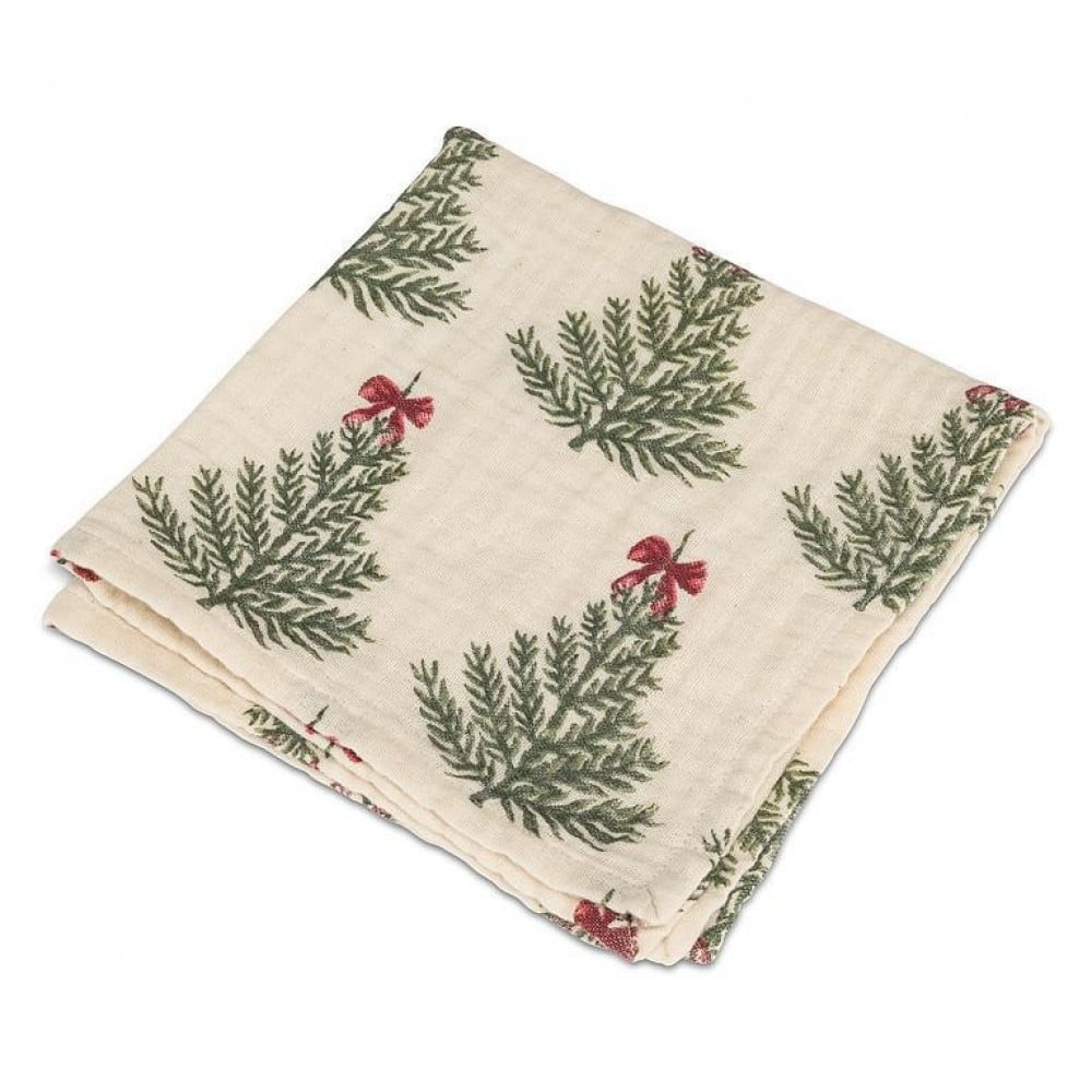 AB-95-NOELLE-1818 Christmas Tree With Bows Cloth Napkin
