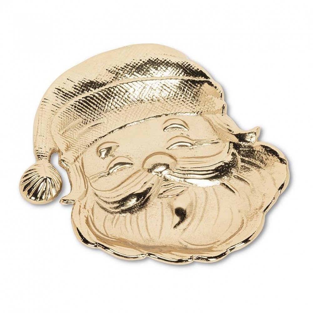 AB-51-GILD-051 Happy Santa Face Flat Tray