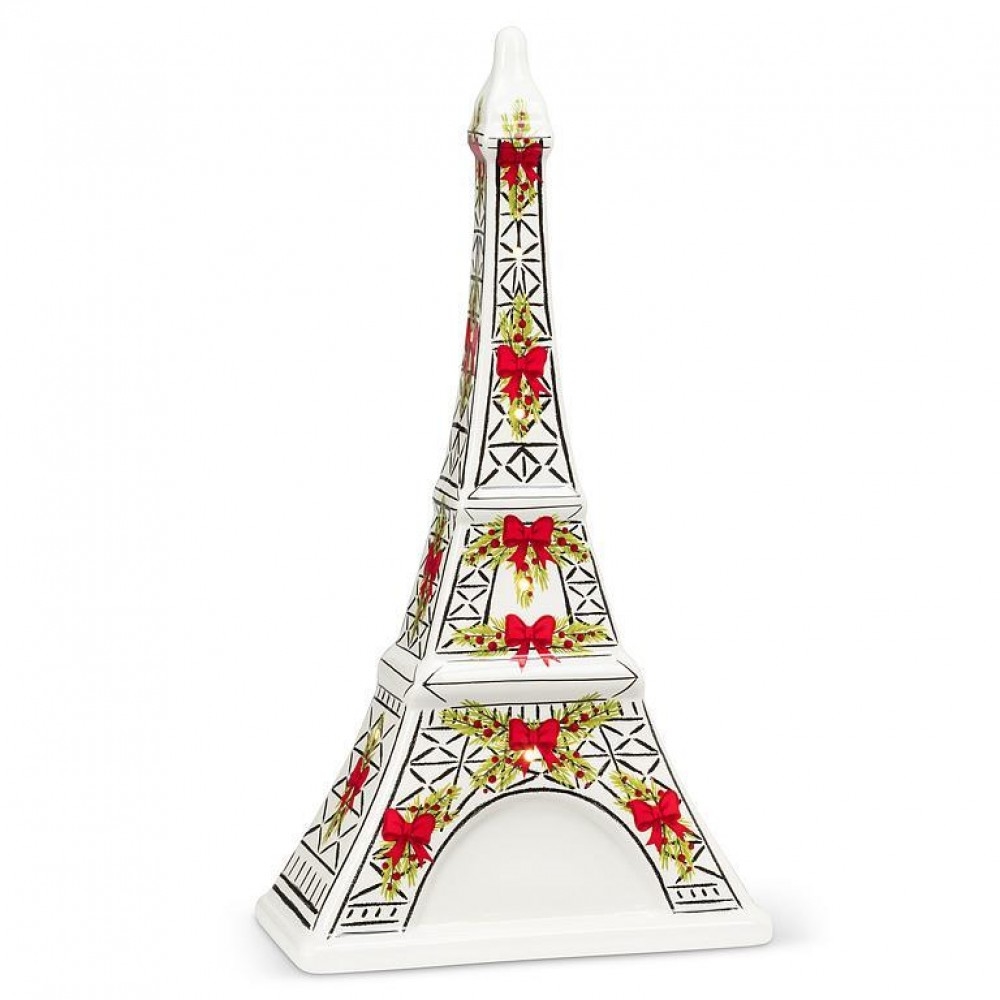 AB-27-PARIS-605 Festive Led Eiffel Tower Figurine