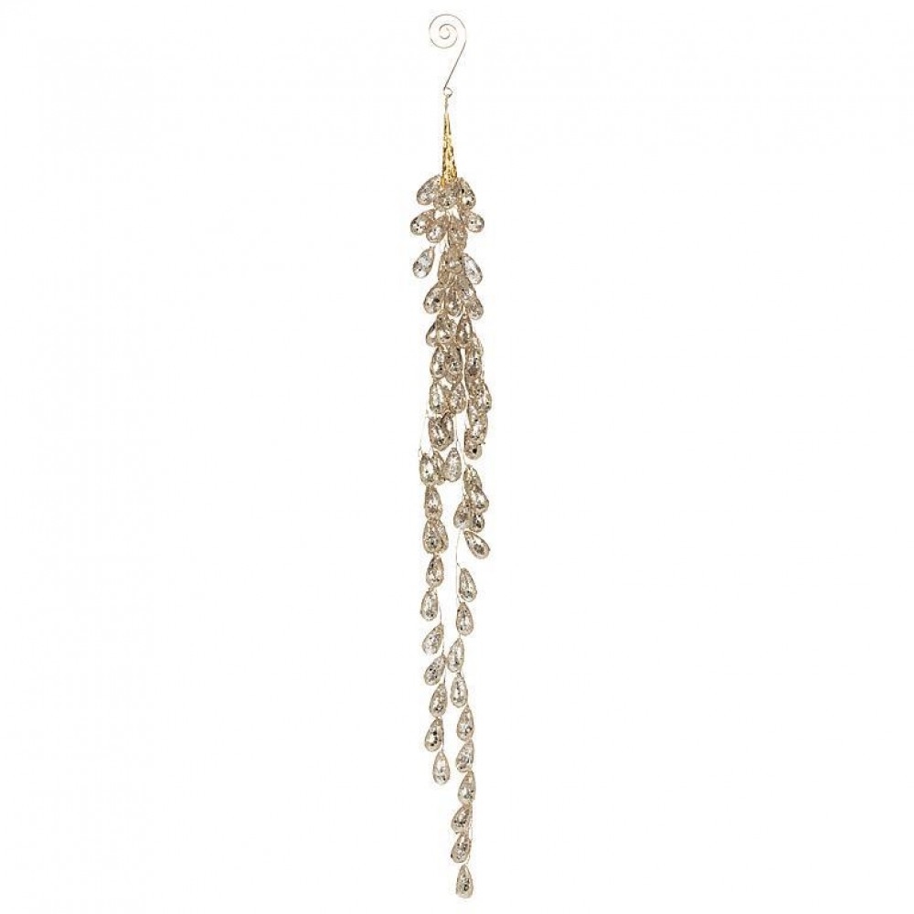 AB-27-LUSTRE-044 Water Drop Chain Ornament