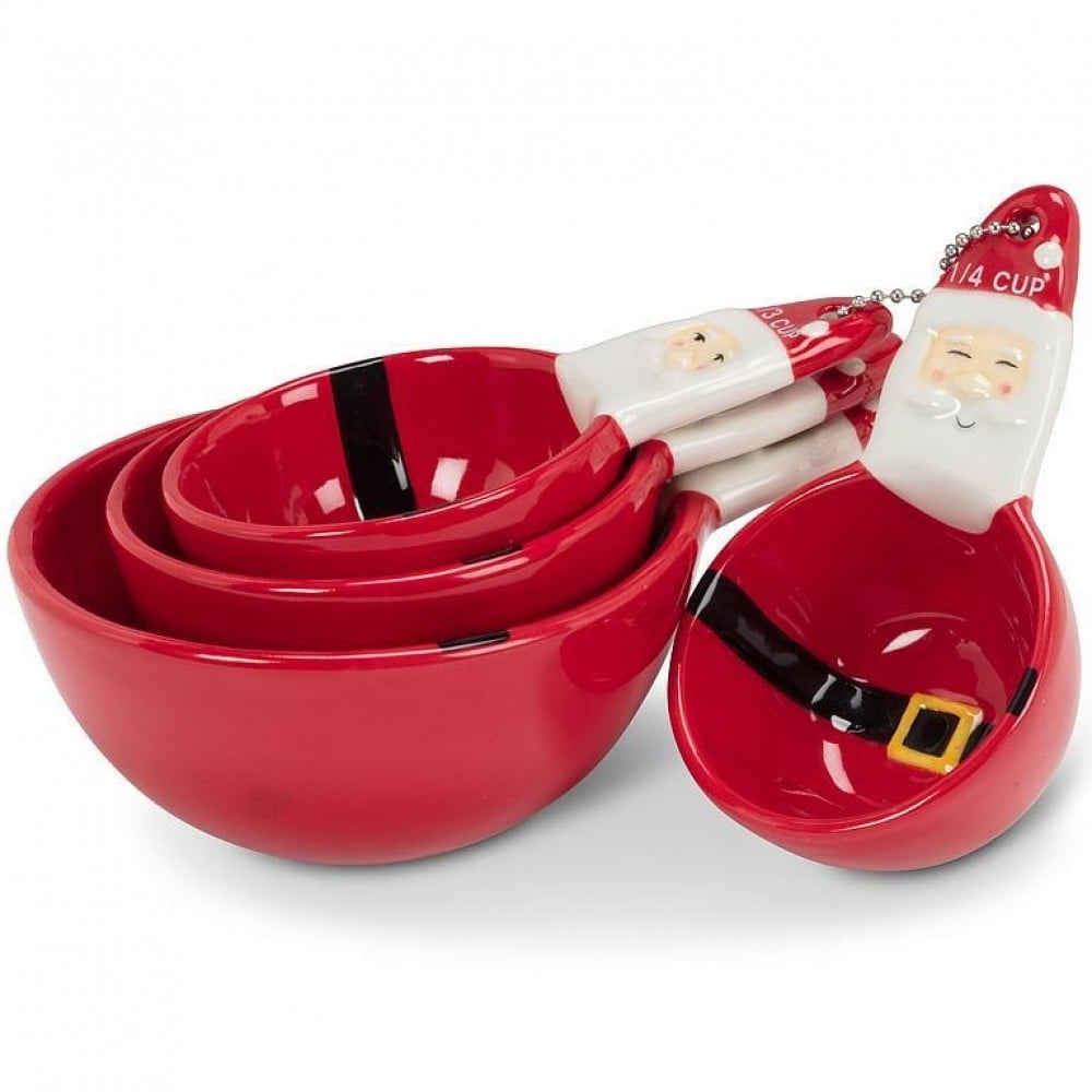 AB-27-NICK-175 Set Of 4 Santa Measuring Cups Kitchen Item