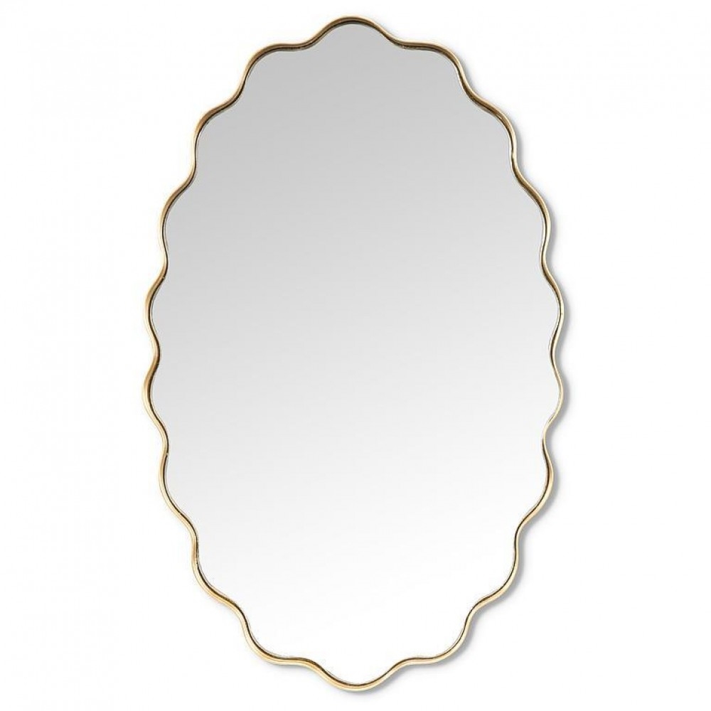 AB-27-IMAGE-022 Scallop Edge Oval Mirror