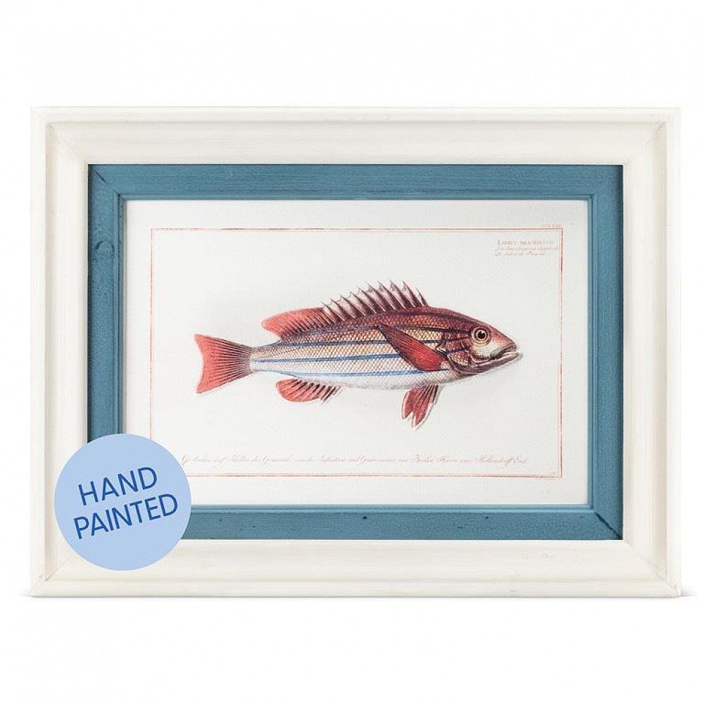 AB-27-PISCES-186 Striped Fish Artwork