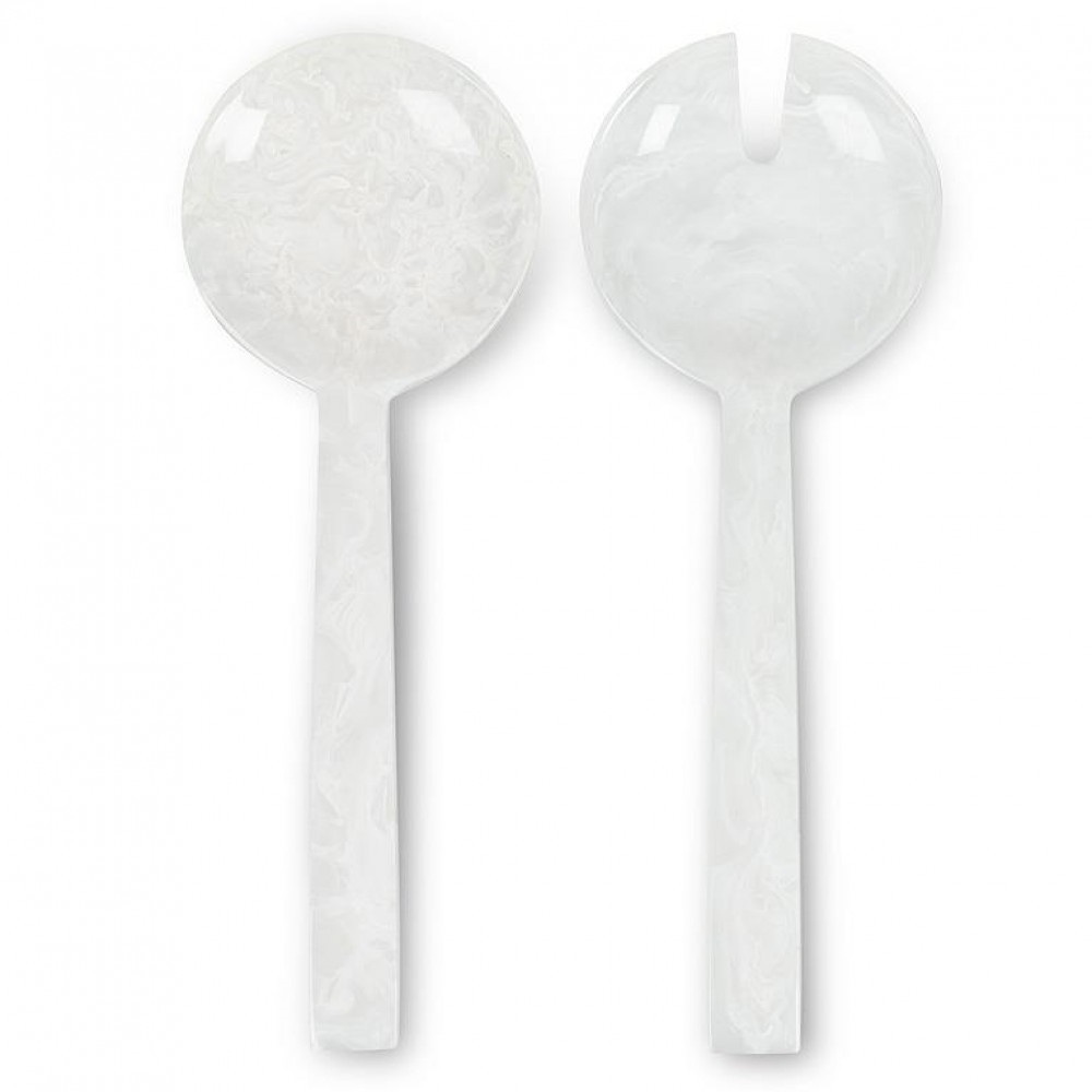 AB-36-CAESAR-WHT Oversize White Salad Serving Utensils