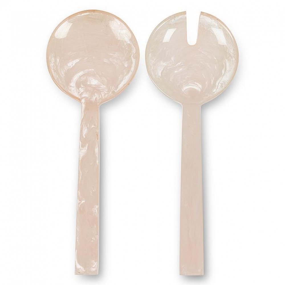AB-36-CAESAR-PNK Oversize Pale Pink Salad Serving Utensils