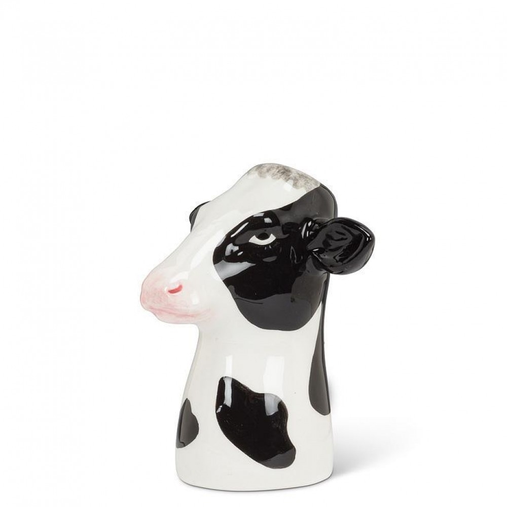 AB-27-WILDLIFE-9006 Holstein Cow Head Bud Vase
