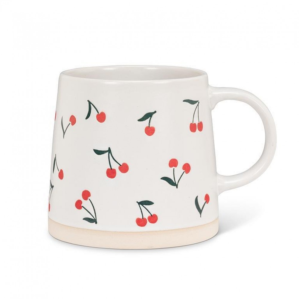AB-27-ARTISAN-123 Wide Base With Cherries Mug