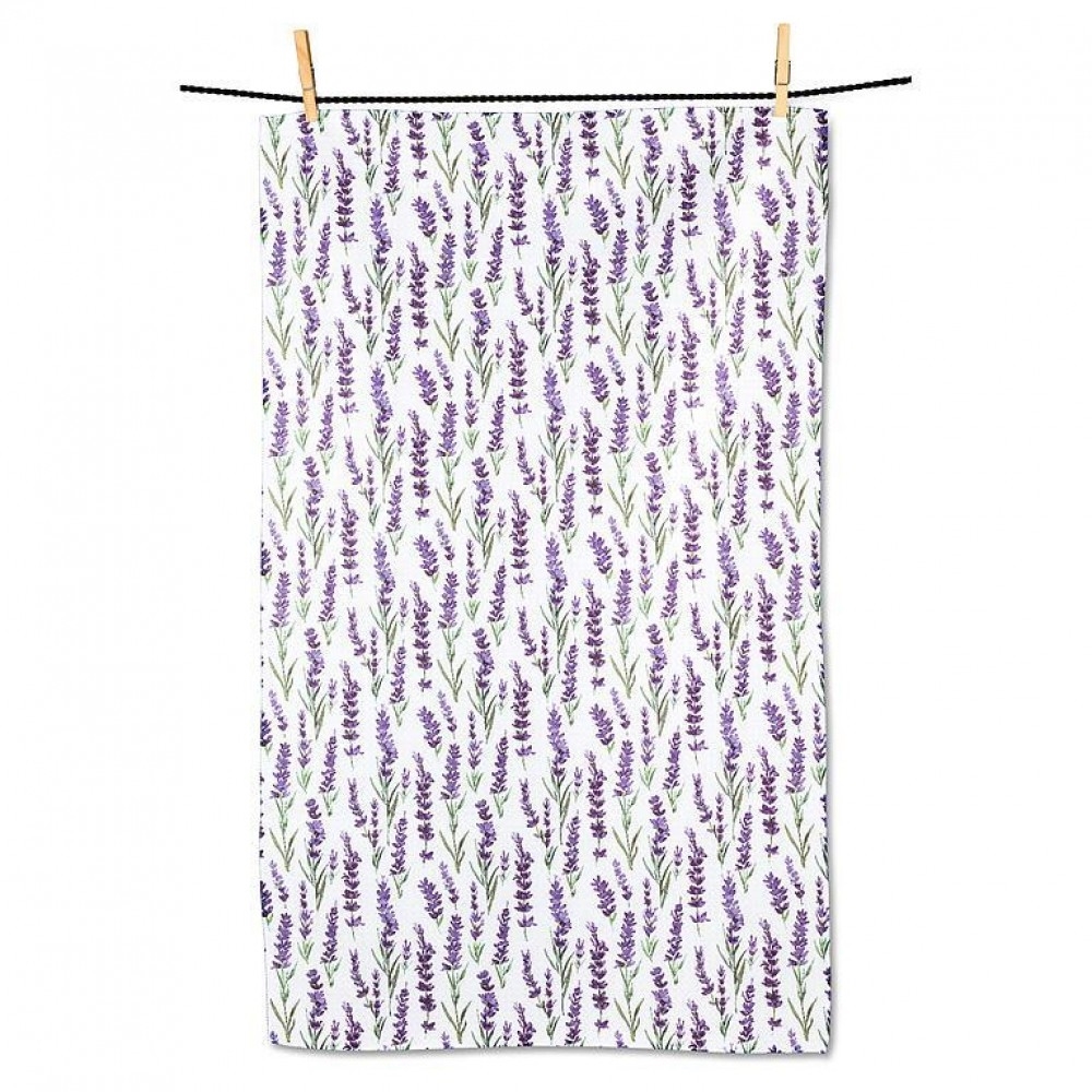 AB-20-RENU-LAVENDER Lavender Double Sided Tea Towel