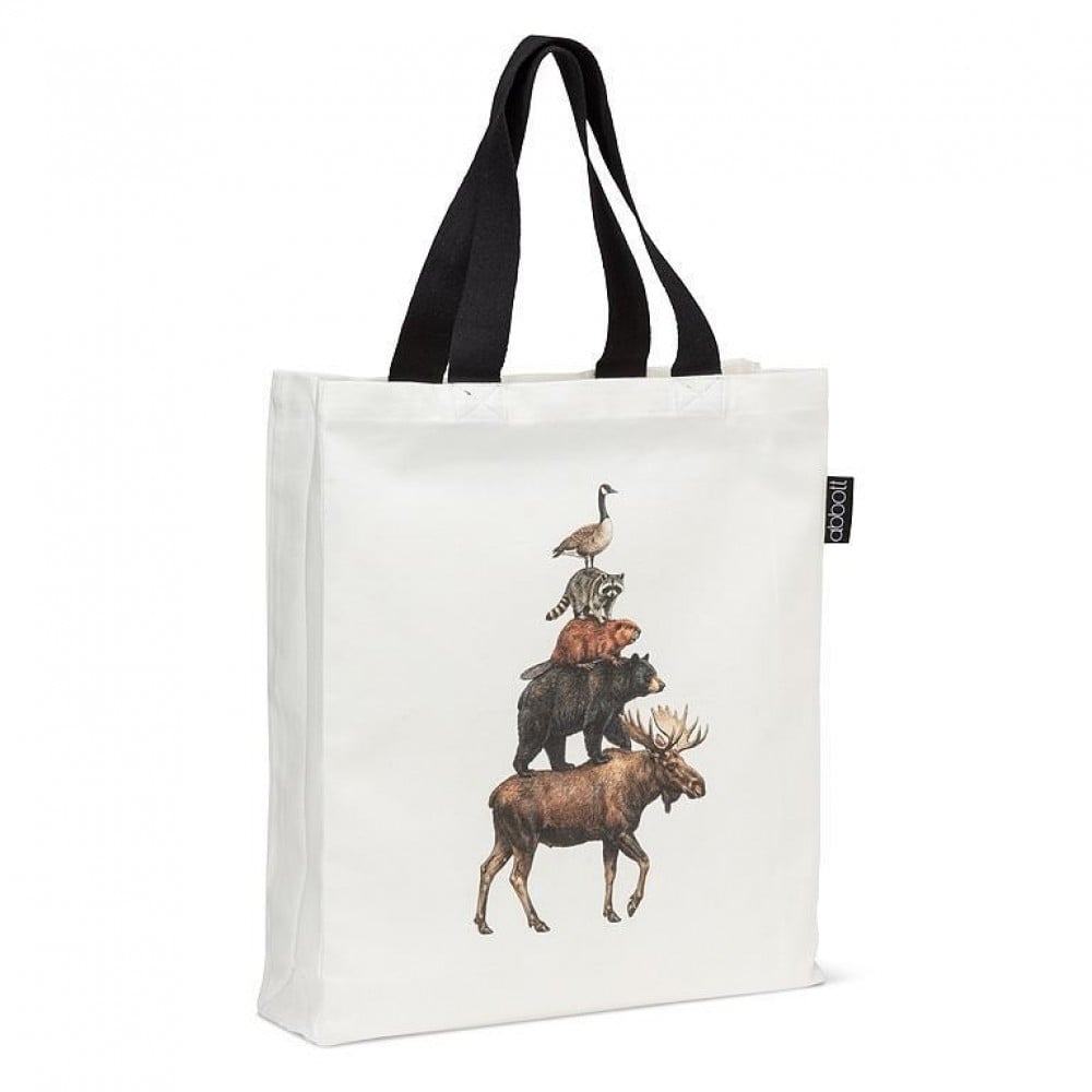 AB-56-TB-ANIMALS Canadian Animals Tote Bag