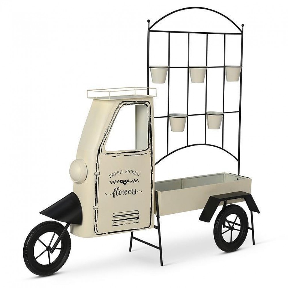 AB-27-MERCATO-355 Half Truck With Planter Rack Plant Stand