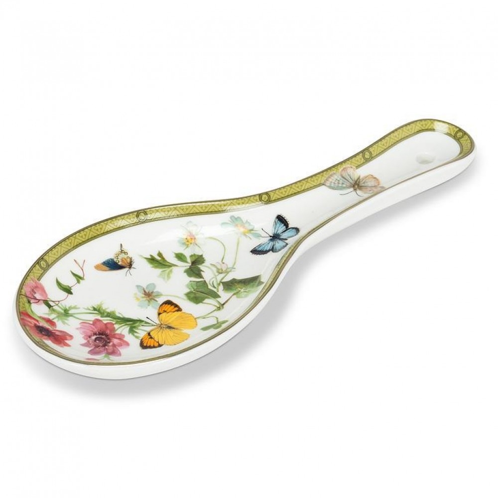 AB-27-SHANGRILA-SPOON Butterfly Garden Spoon Rest