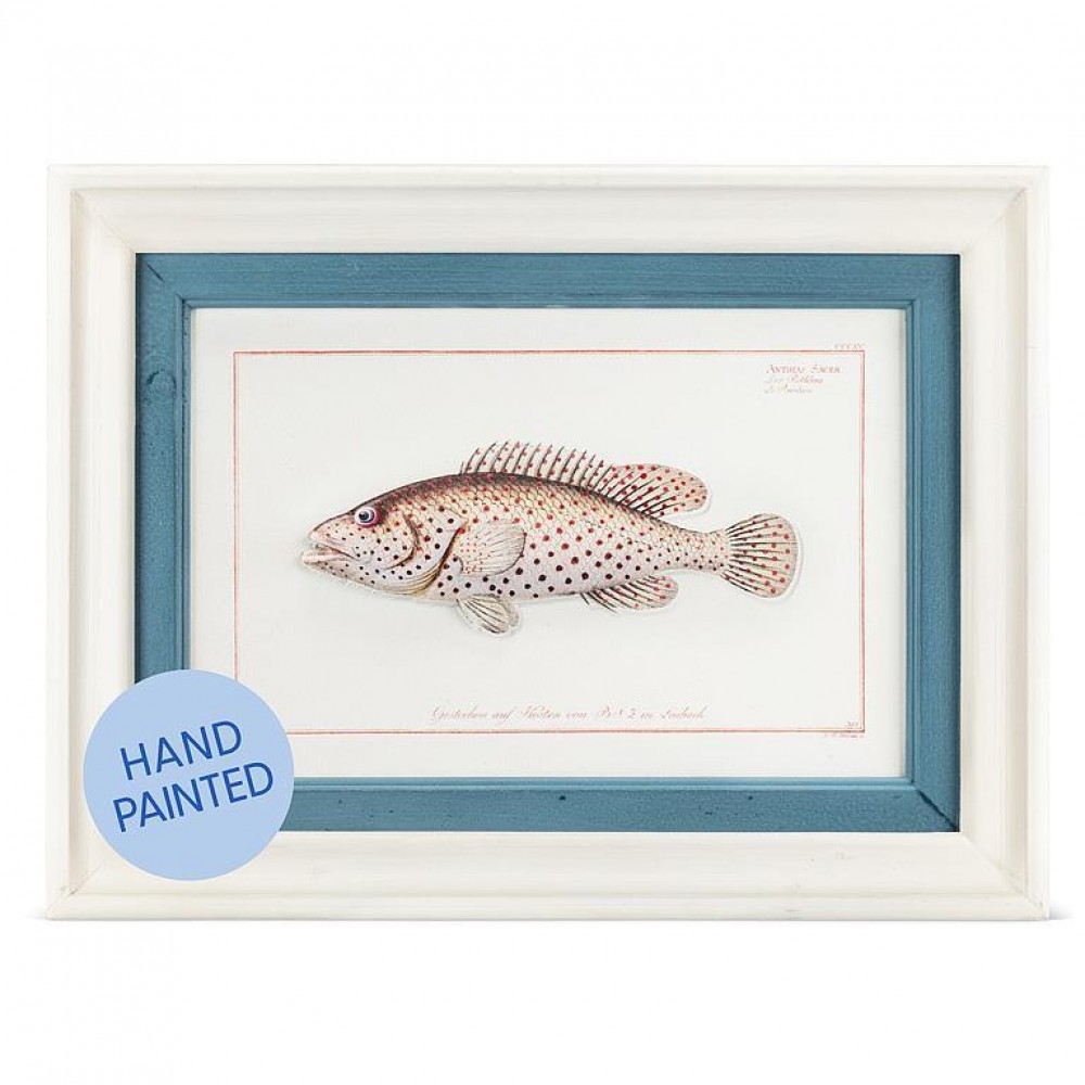 AB-27-PISCES-187 Dotted Fish Artwork