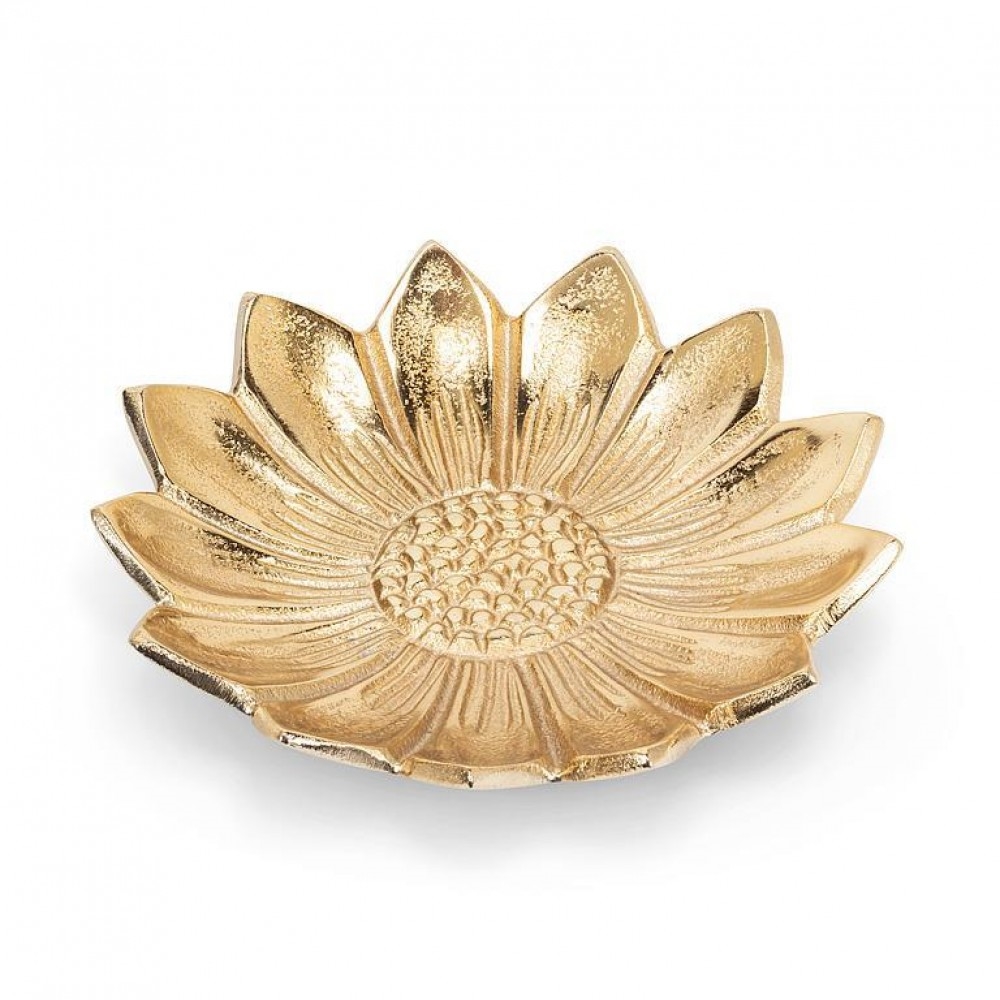 AB-30-BULLION-410 Flat Sunflower Trinket Holder