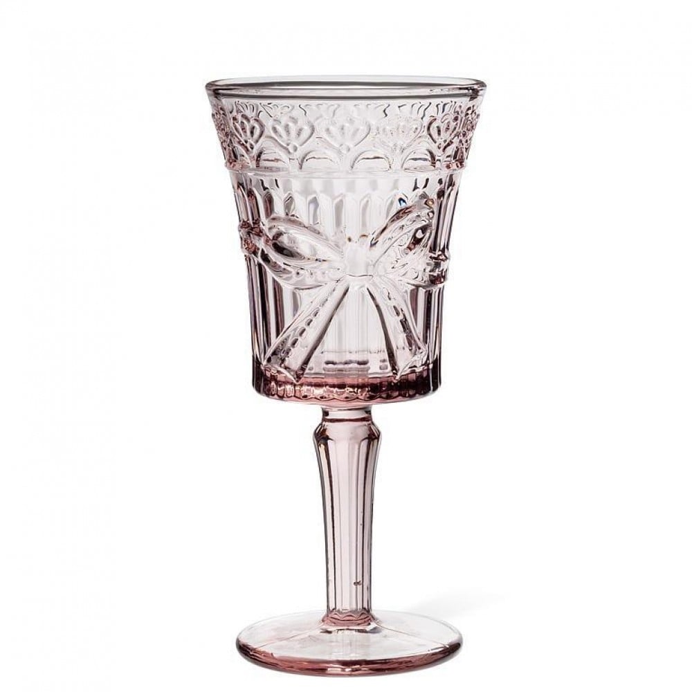 AB-27-RIBBON-GOB Bow Accented Stemmed Goblet