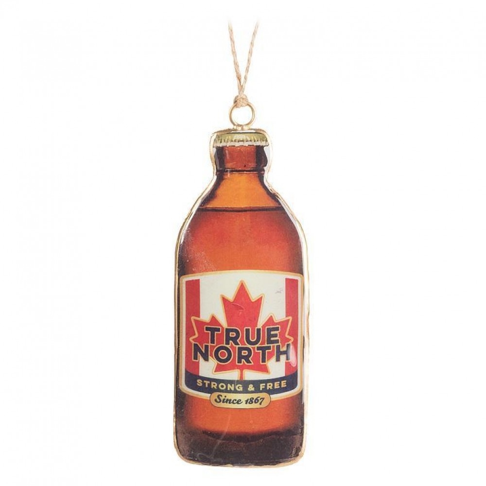 AB-1337-IMPRINT-BEER True North Old Style Beer Ornament