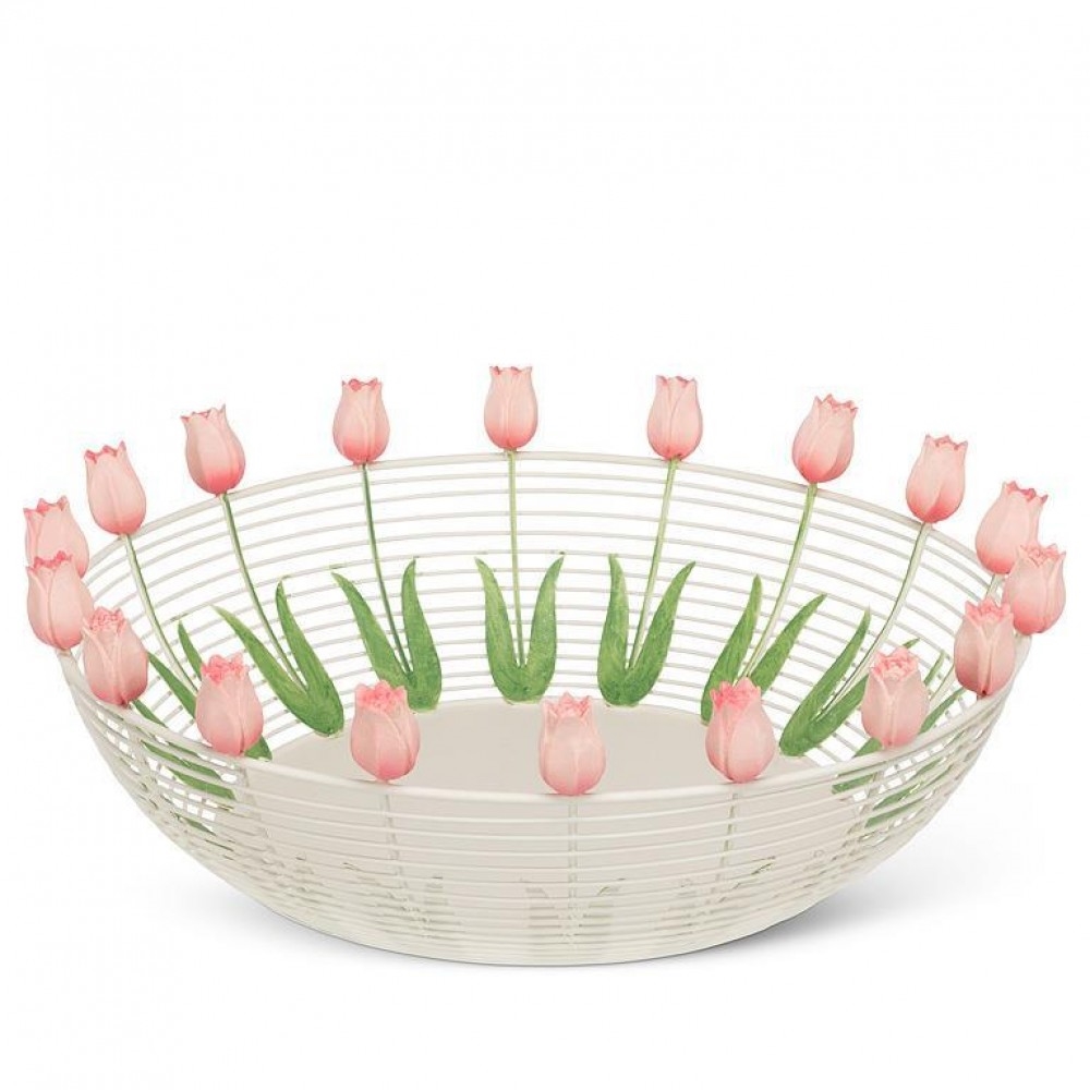 AB-27-AMSTERDAM-427 Tulip Edged Decorative Wire Bowl