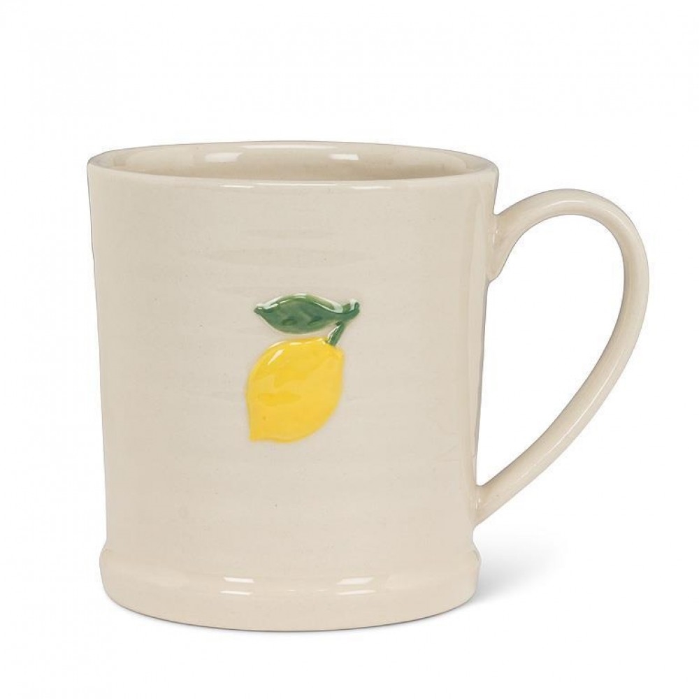 AB-27-TEENSY-LEMON Rimmed With Lemon Mug