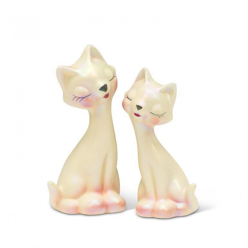 AB-27-DINAH-SP Sleek Retro Cats Salt & Pepper Shaker