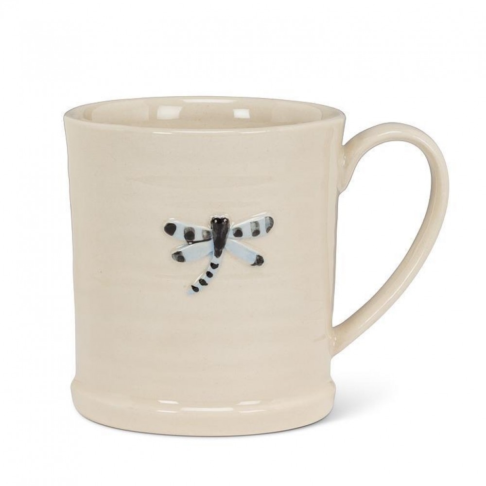 AB-27-TEENSY-DFLY Rimmed With Dragonfly Mug