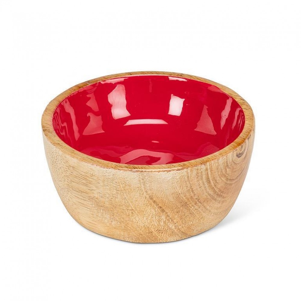 AB-58-MOTIF-224 Glossy Red Interior Decorative Bowl