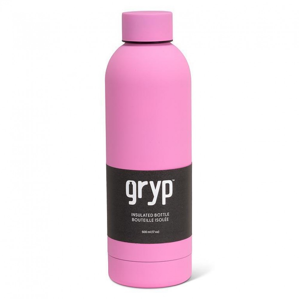 AB-27-GRYP-003-ROSE Soft Touch Thermal Bottle