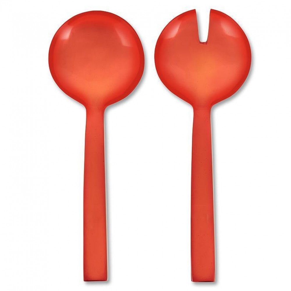 AB-36-CAESAR-RED Oversize Red Salad Serving Utensils