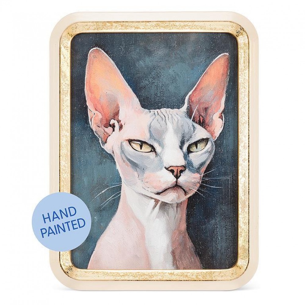 AB-27-PORTRAIT-083 Elegant Sphynx Cat Portrait Artwork