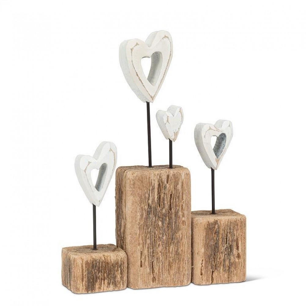 AB-27-SHORELINE-010 Small Hearts On Bases Figurine